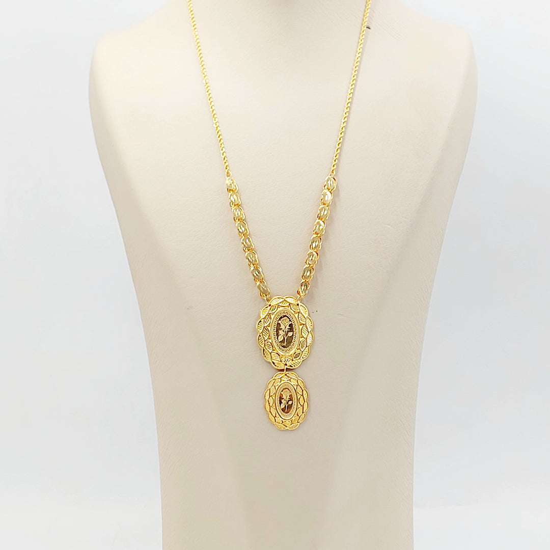 21K عقد اونصه-مجوهرات الشيخ سعيد-Saeed Jewelry 