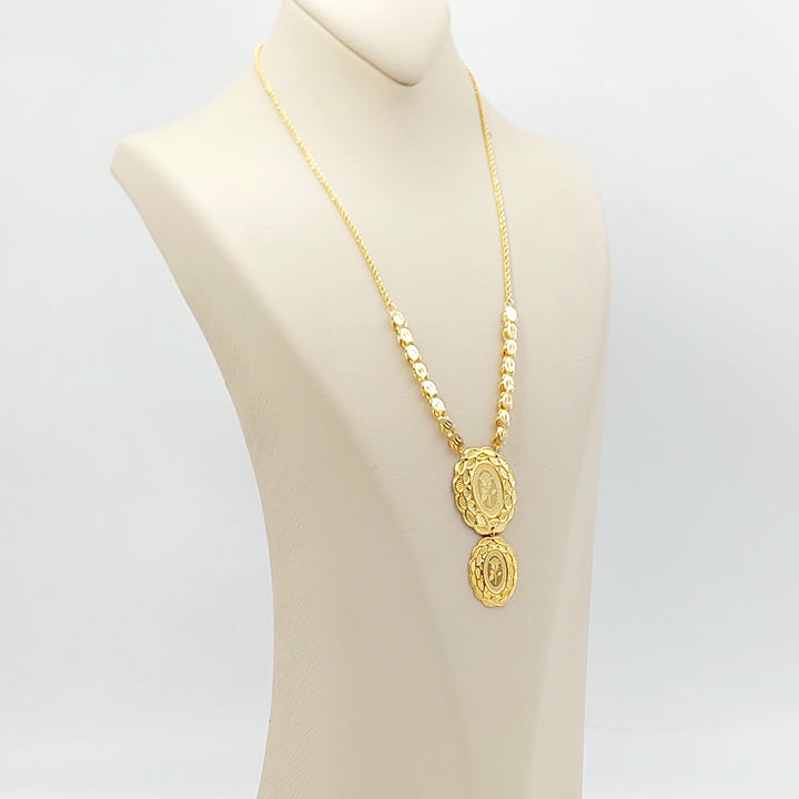 21K عقد اونصه-مجوهرات الشيخ سعيد-Saeed Jewelry 