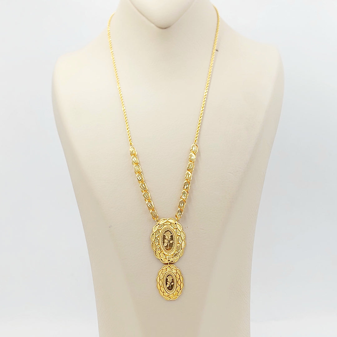 21K عقد اونصه-مجوهرات الشيخ سعيد-Saeed Jewelry 