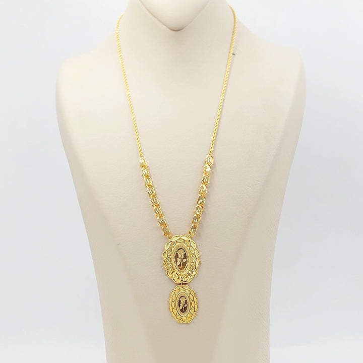 21K عقد اونصه-مجوهرات الشيخ سعيد-Saeed Jewelry 