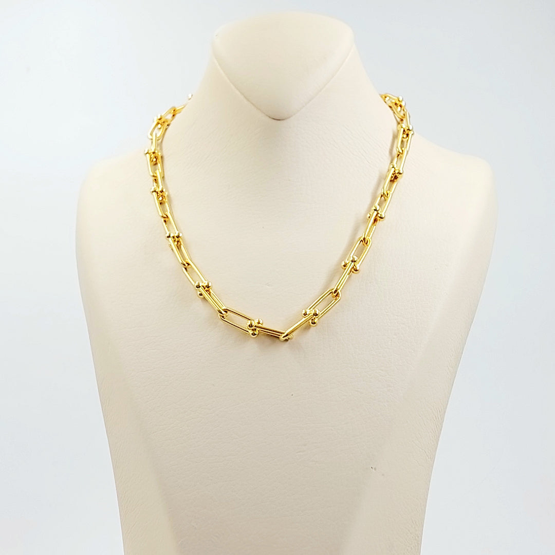 21K عقد بيبر كليب-مجوهرات الشيخ سعيد-Saeed Jewelry 