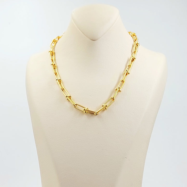 21K عقد بيبر كليب-مجوهرات الشيخ سعيد-Saeed Jewelry 