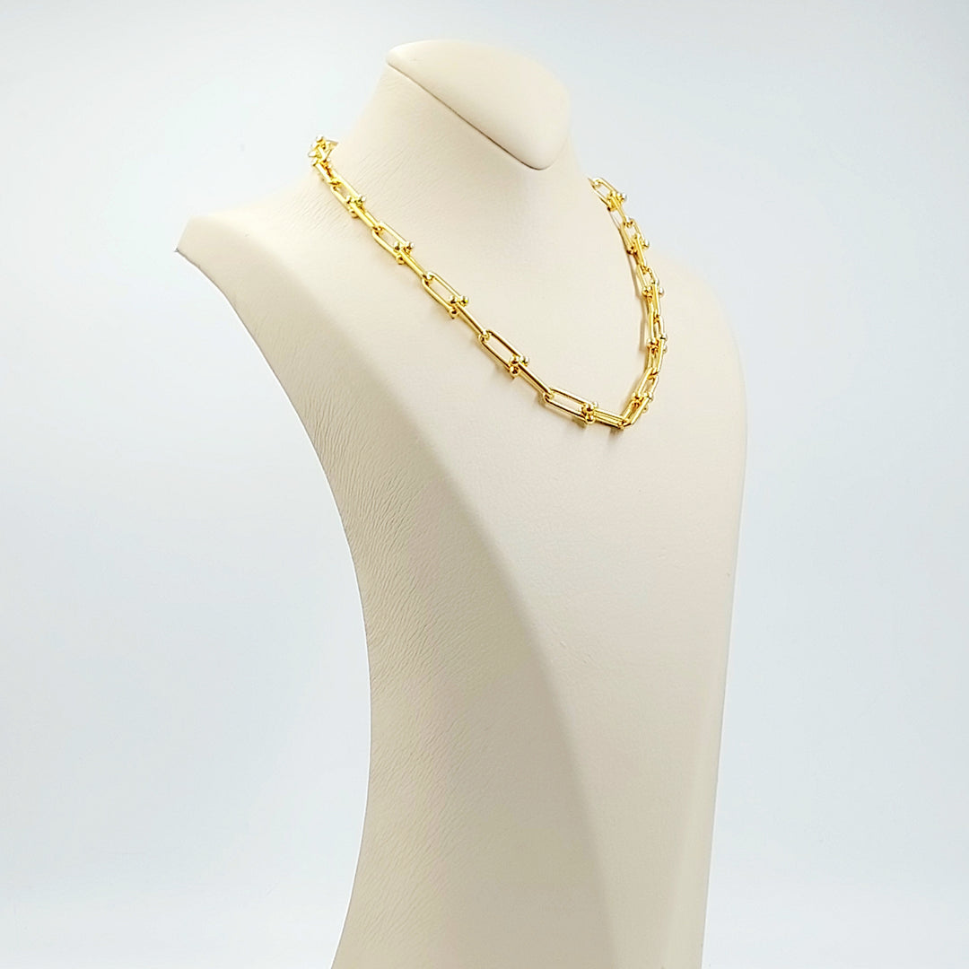 21K عقد بيبر كليب-مجوهرات الشيخ سعيد-Saeed Jewelry 