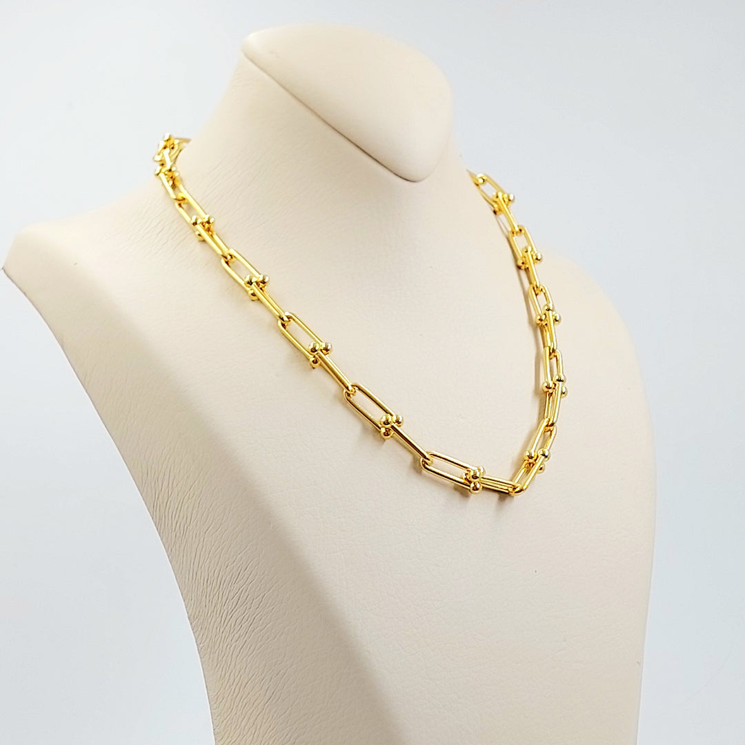 21K عقد بيبر كليب-مجوهرات الشيخ سعيد-Saeed Jewelry 