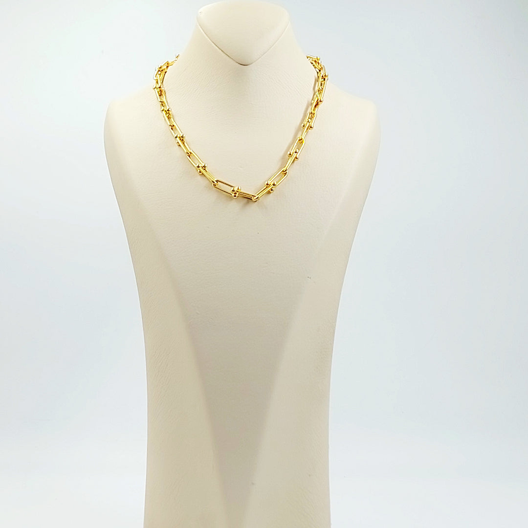 21K عقد بيبر كليب-مجوهرات الشيخ سعيد-Saeed Jewelry 