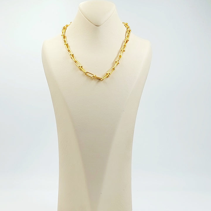 21K عقد بيبر كليب-مجوهرات الشيخ سعيد-Saeed Jewelry 