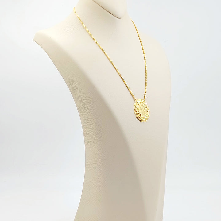 21K عقد اونصه قشرة-مجوهرات الشيخ سعيد-Saeed Jewelry 