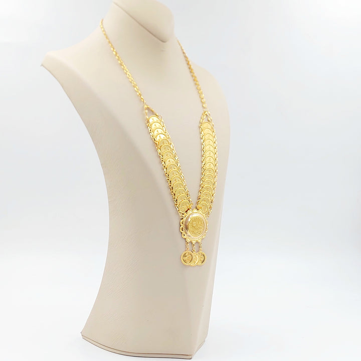 21K عقد رشادي قشرة-مجوهرات الشيخ سعيد-Saeed Jewelry 