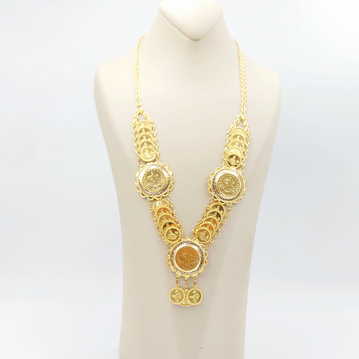 21K عقد رشادي قشرة-مجوهرات الشيخ سعيد-Saeed Jewelry 