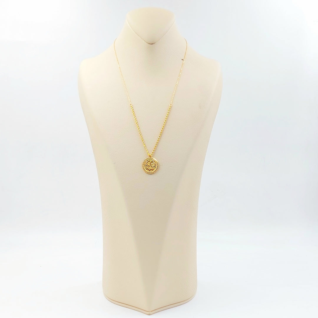 21K عقد رشادي قشرة-مجوهرات الشيخ سعيد-Saeed Jewelry 