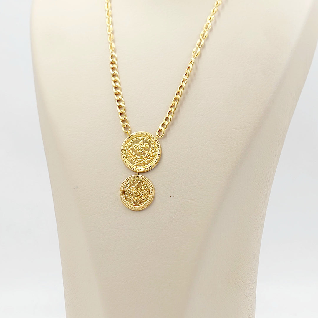 21K عقد رشادي قشرة-مجوهرات الشيخ سعيد-Saeed Jewelry 