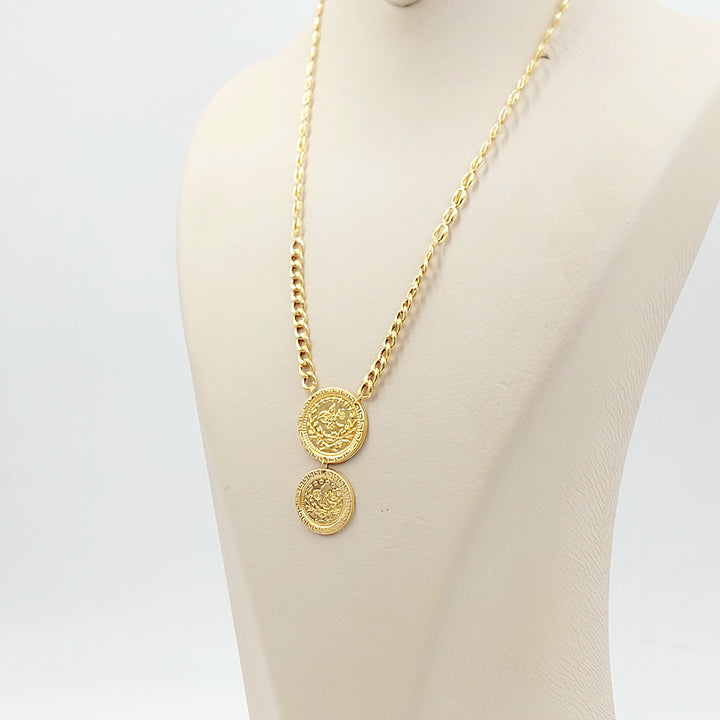 21K عقد رشادي قشرة-مجوهرات الشيخ سعيد-Saeed Jewelry 