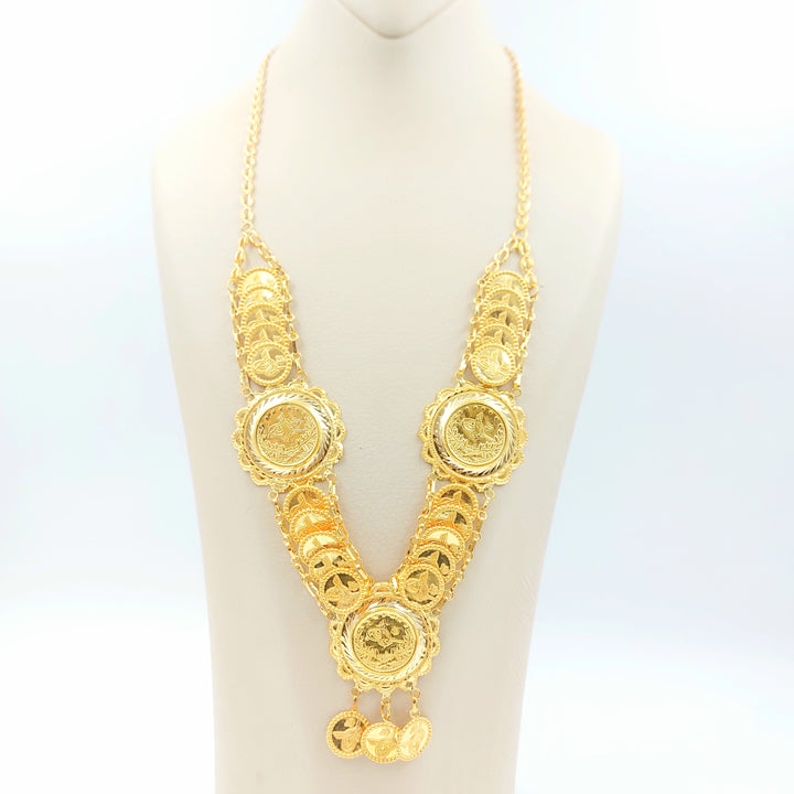 21K عقد رشادي قشرة-مجوهرات الشيخ سعيد-Saeed Jewelry 