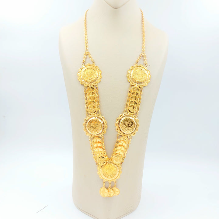 21K عقد رشادي قشرة-مجوهرات الشيخ سعيد-Saeed Jewelry 