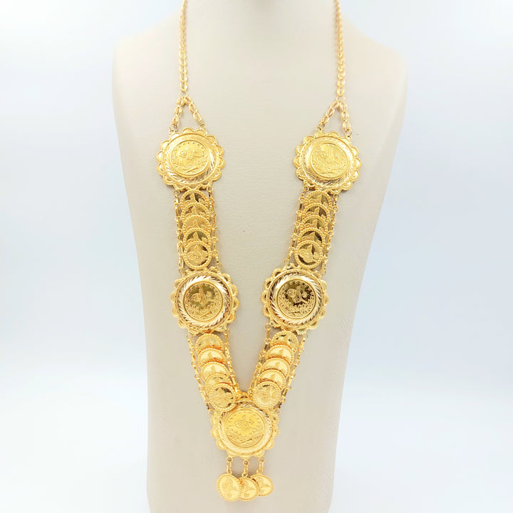 21K عقد رشادي قشرة-مجوهرات الشيخ سعيد-Saeed Jewelry 