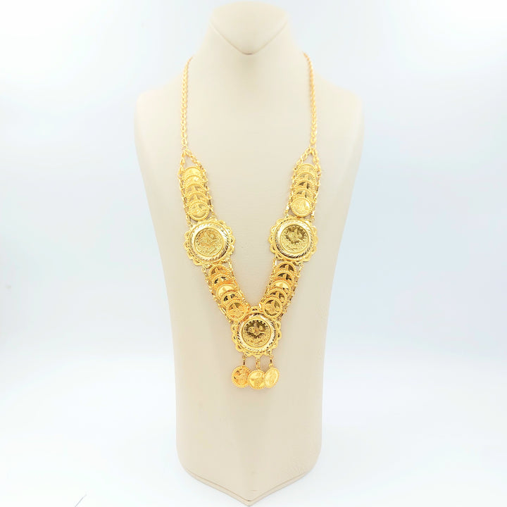 21K عقد رشادي قشرة-مجوهرات الشيخ سعيد-Saeed Jewelry 