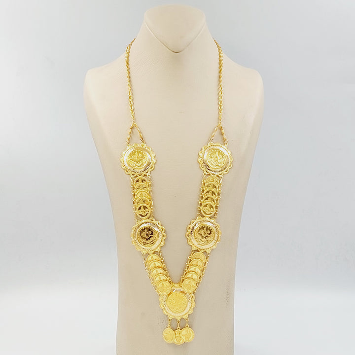 21K عقد رشادي قشرة-مجوهرات الشيخ سعيد-Saeed Jewelry 