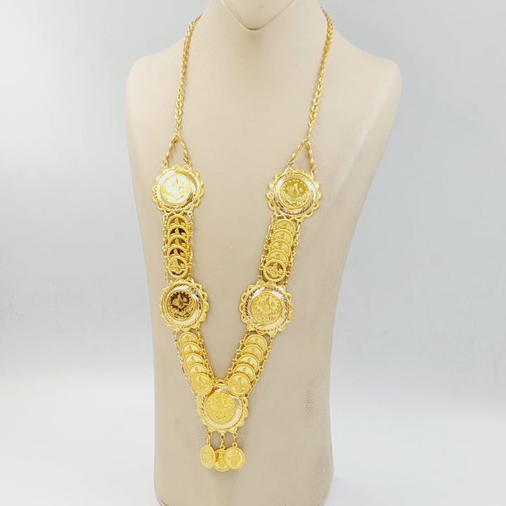 21K عقد رشادي قشرة-مجوهرات الشيخ سعيد-Saeed Jewelry 