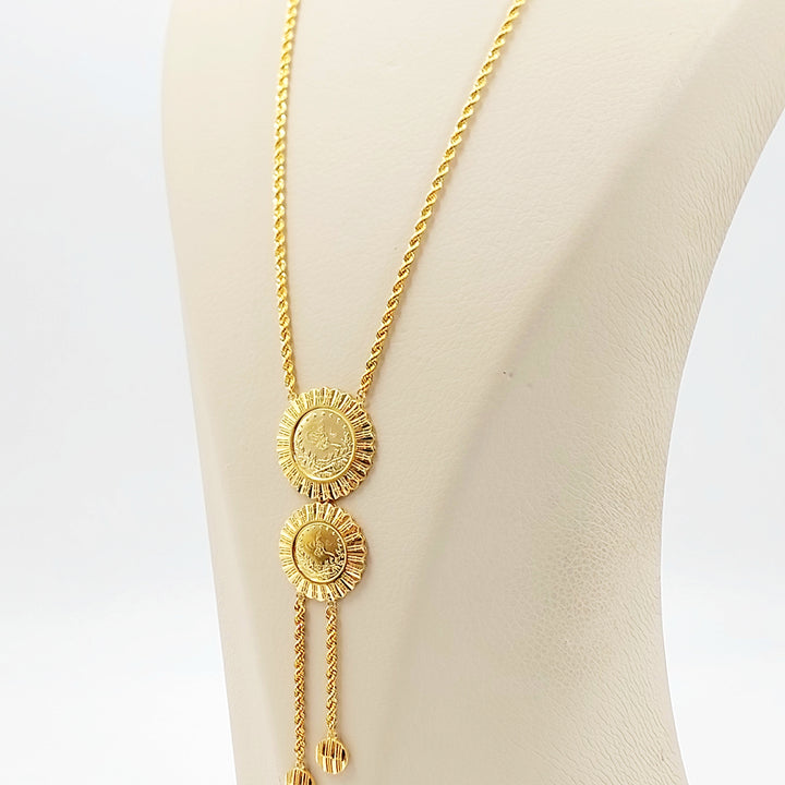 21K عقد مسبحة رشادي-مجوهرات الشيخ سعيد-Saeed Jewelry 