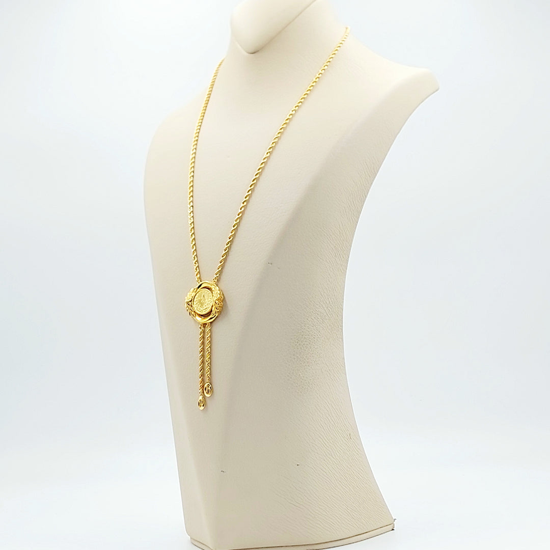 21K عقد مسبحة رشادي-مجوهرات الشيخ سعيد-Saeed Jewelry 