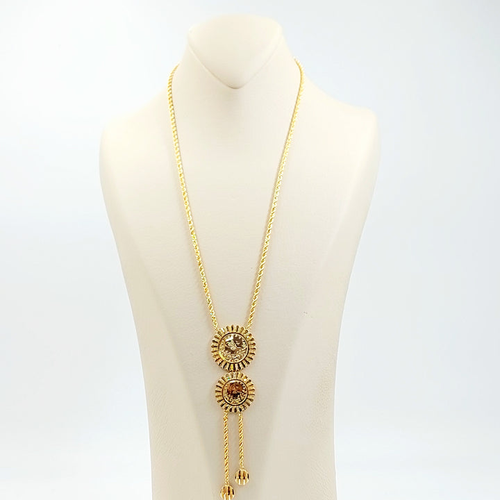 21K عقد مسبحة رشادي-مجوهرات الشيخ سعيد-Saeed Jewelry 