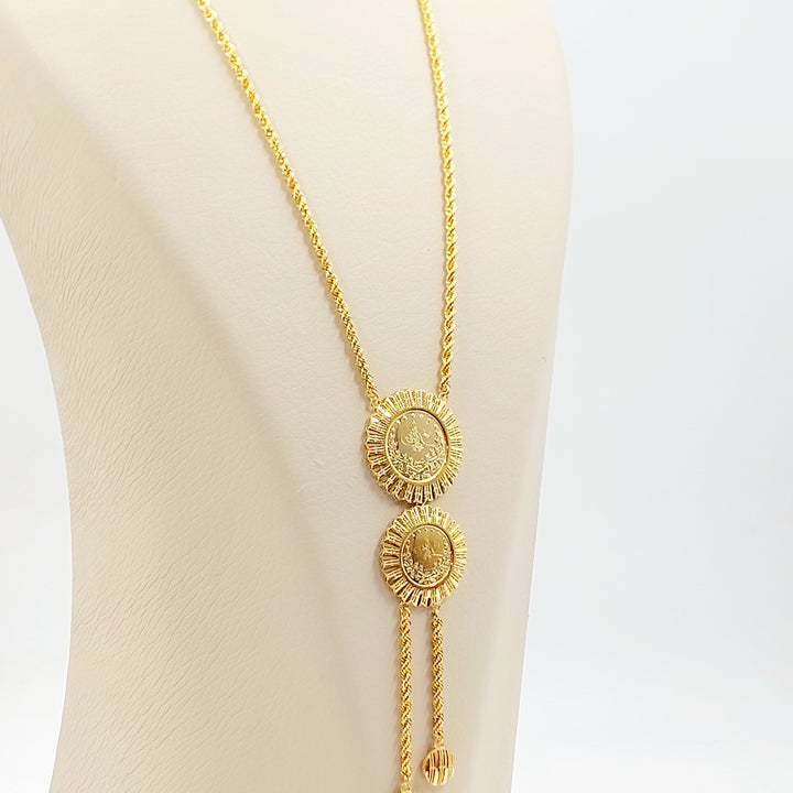 21K عقد مسبحة رشادي-مجوهرات الشيخ سعيد-Saeed Jewelry 