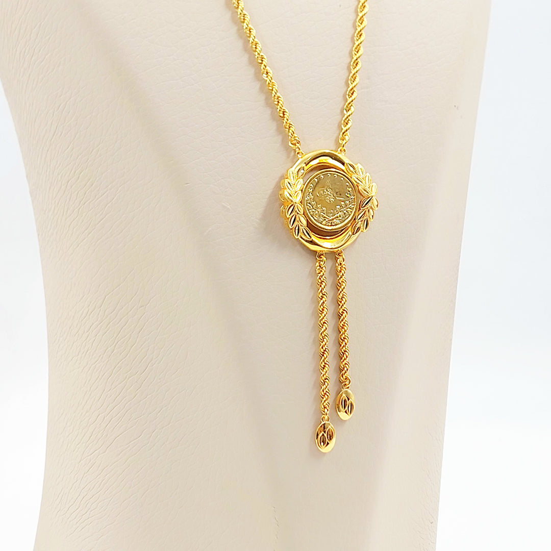 21K عقد مسبحة رشادي-مجوهرات الشيخ سعيد-Saeed Jewelry 