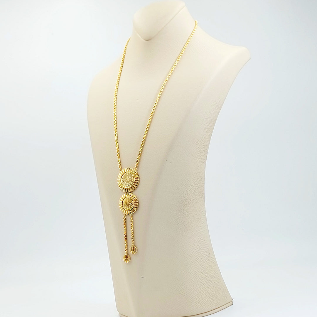21K عقد مسبحة رشادي-مجوهرات الشيخ سعيد-Saeed Jewelry 