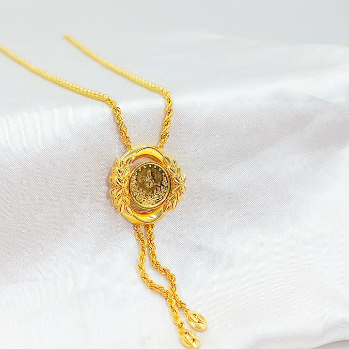 21K عقد مسبحة رشادي-مجوهرات الشيخ سعيد-Saeed Jewelry 