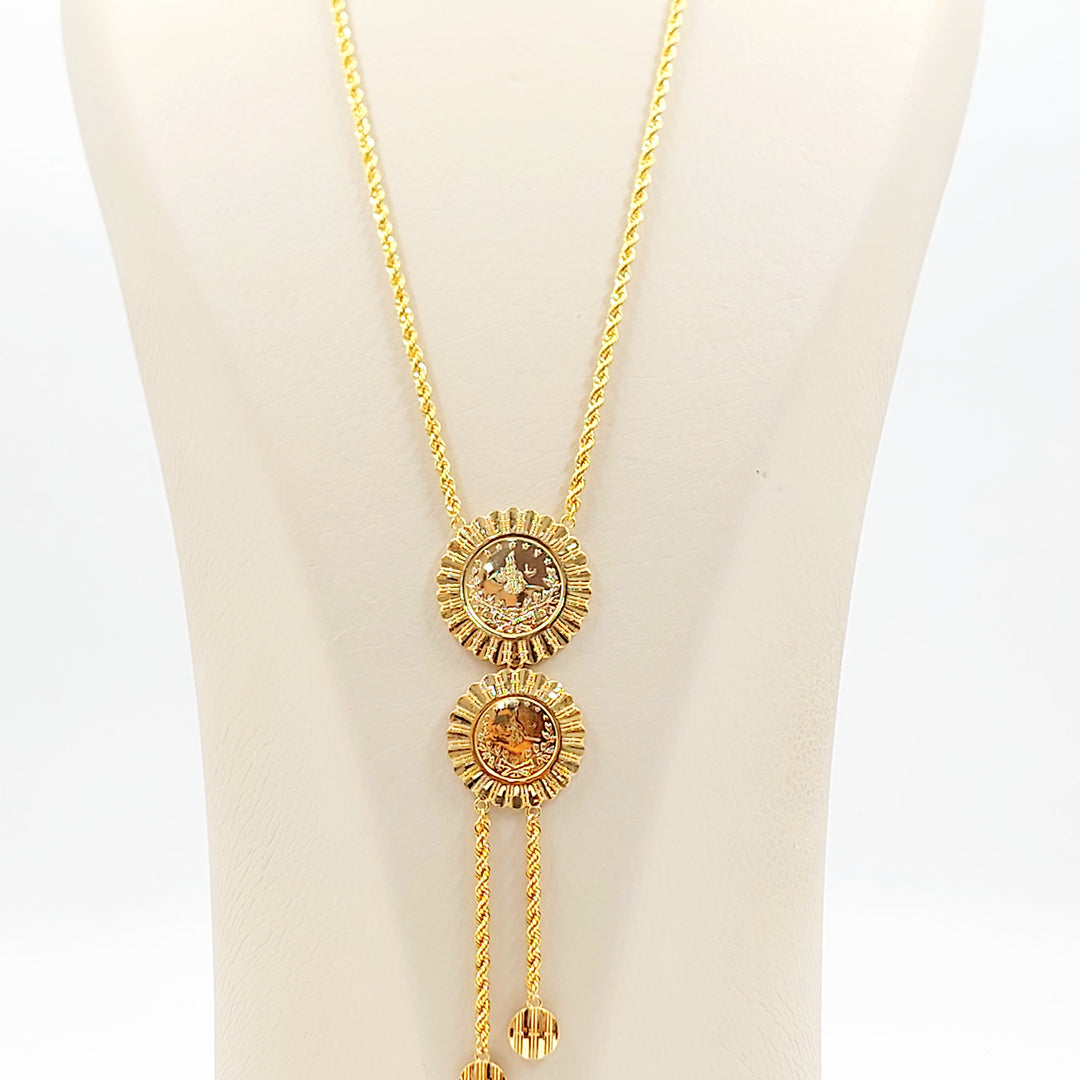 21K عقد مسبحة رشادي-مجوهرات الشيخ سعيد-Saeed Jewelry 