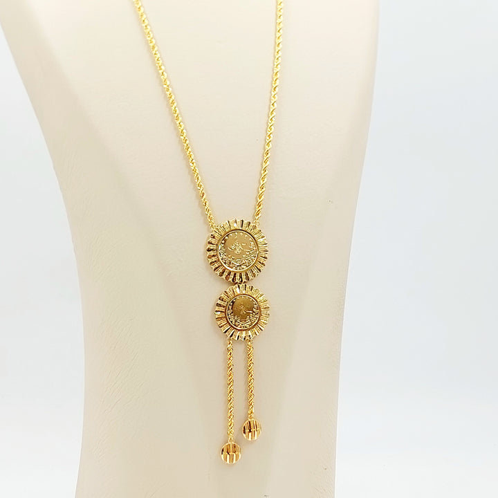 21K عقد مسبحة رشادي-مجوهرات الشيخ سعيد-Saeed Jewelry 