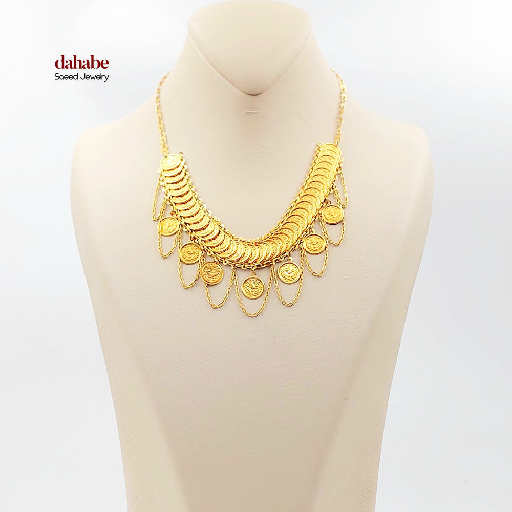 21K عقد رشادي-مجوهرات الشيخ سعيد-Saeed Jewelry 
