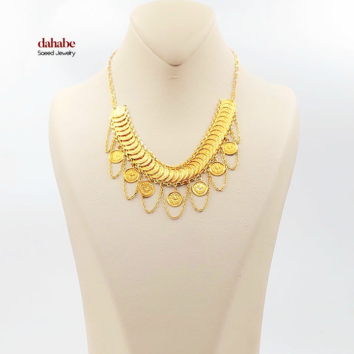 21K عقد رشادي-مجوهرات الشيخ سعيد-Saeed Jewelry 