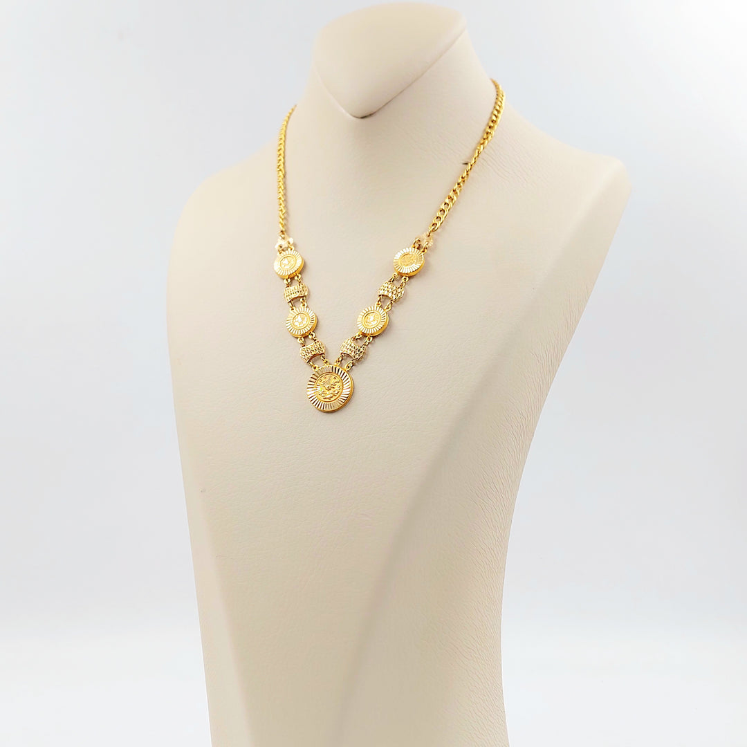 21K عقد رشادي-مجوهرات الشيخ سعيد-Saeed Jewelry 