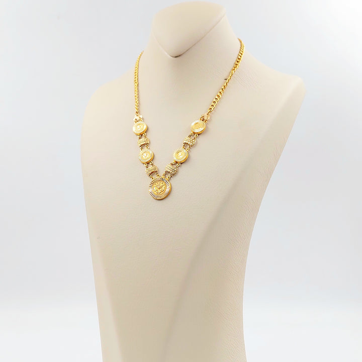 21K عقد رشادي-مجوهرات الشيخ سعيد-Saeed Jewelry 