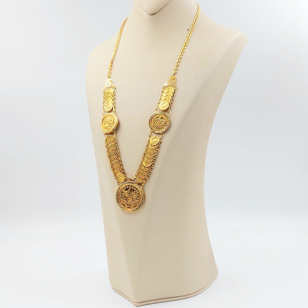 21K عقد رشادي-مجوهرات الشيخ سعيد-Saeed Jewelry 