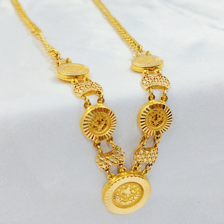 21K عقد رشادي-مجوهرات الشيخ سعيد-Saeed Jewelry 