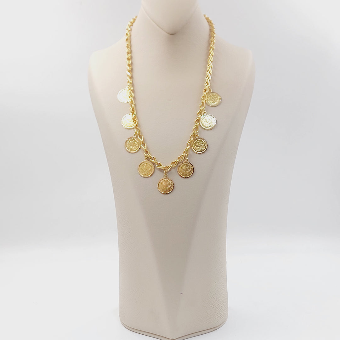 21K عقد دنانديش رشادي-مجوهرات الشيخ سعيد-Saeed Jewelry 