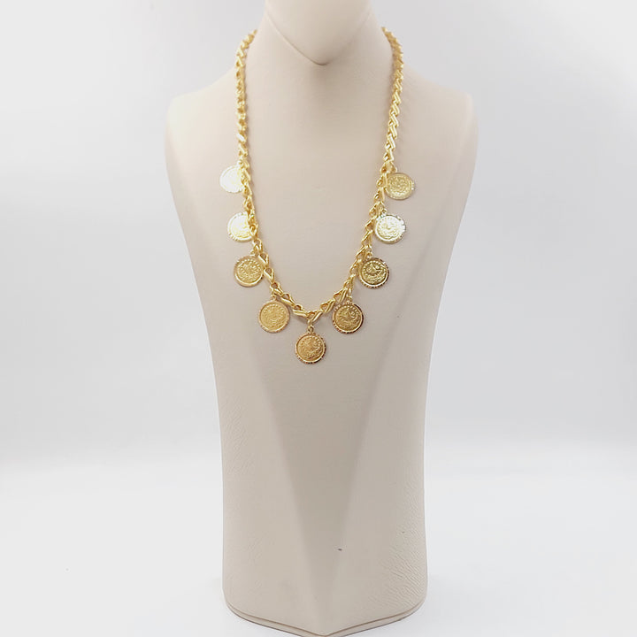 21K عقد دنانديش رشادي-مجوهرات الشيخ سعيد-Saeed Jewelry 