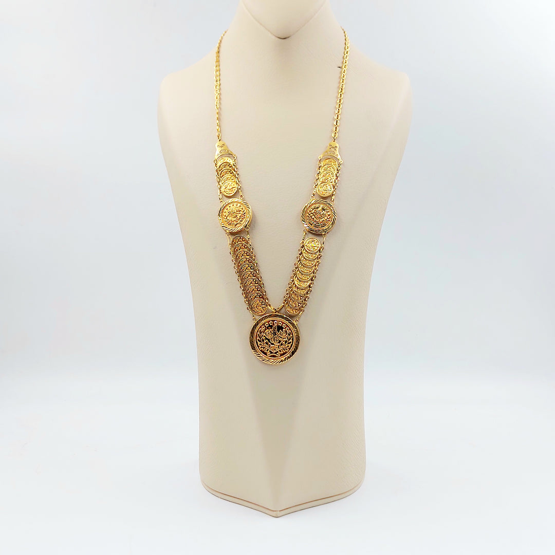 21K عقد رشادي-مجوهرات الشيخ سعيد-Saeed Jewelry 