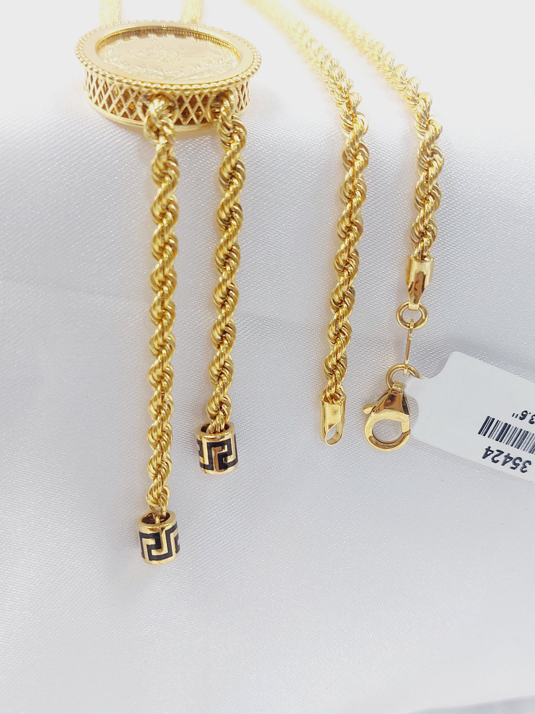 21K عقد مسبحة رشادي-مجوهرات الشيخ سعيد-Saeed Jewelry 