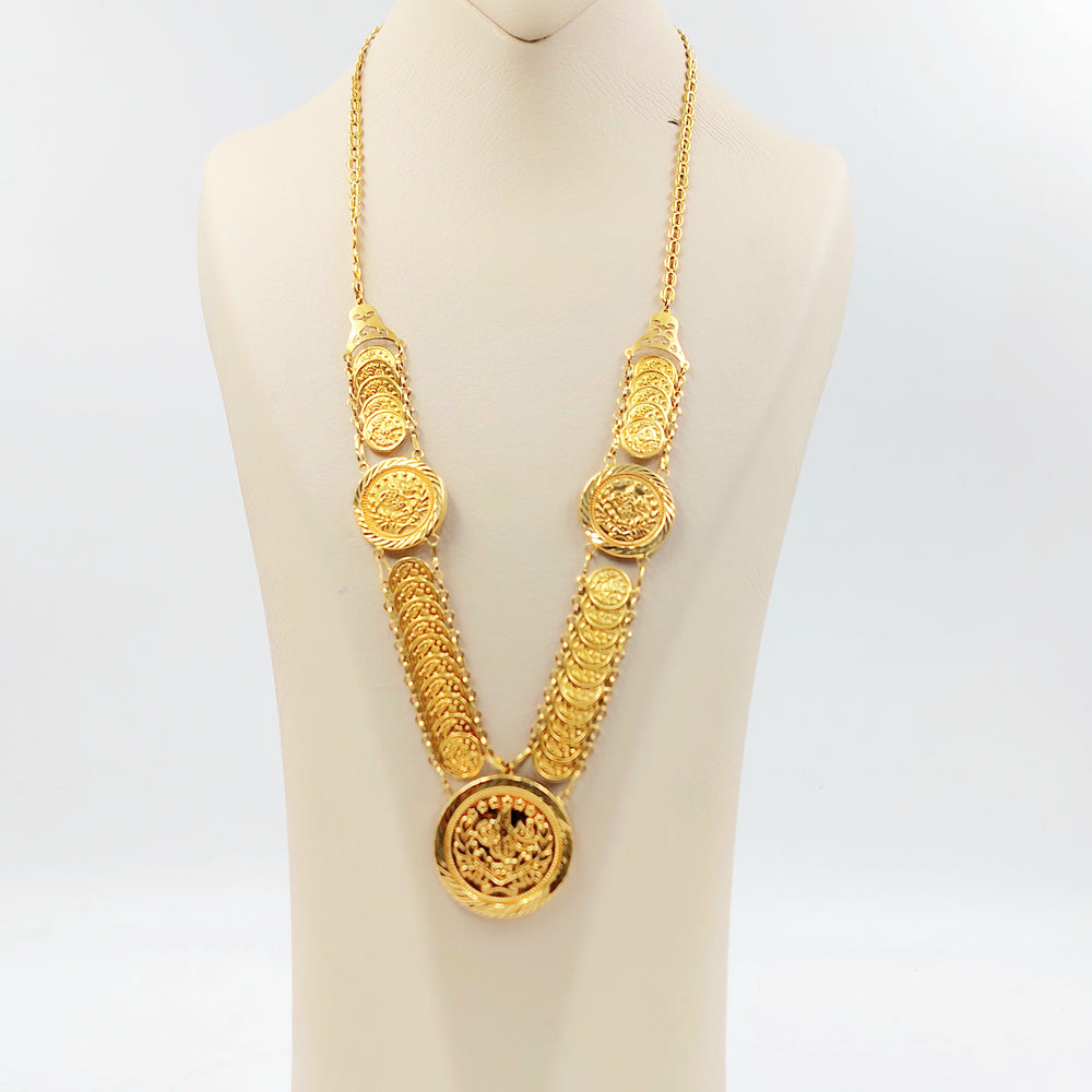 21K عقد رشادي-مجوهرات الشيخ سعيد-Saeed Jewelry 