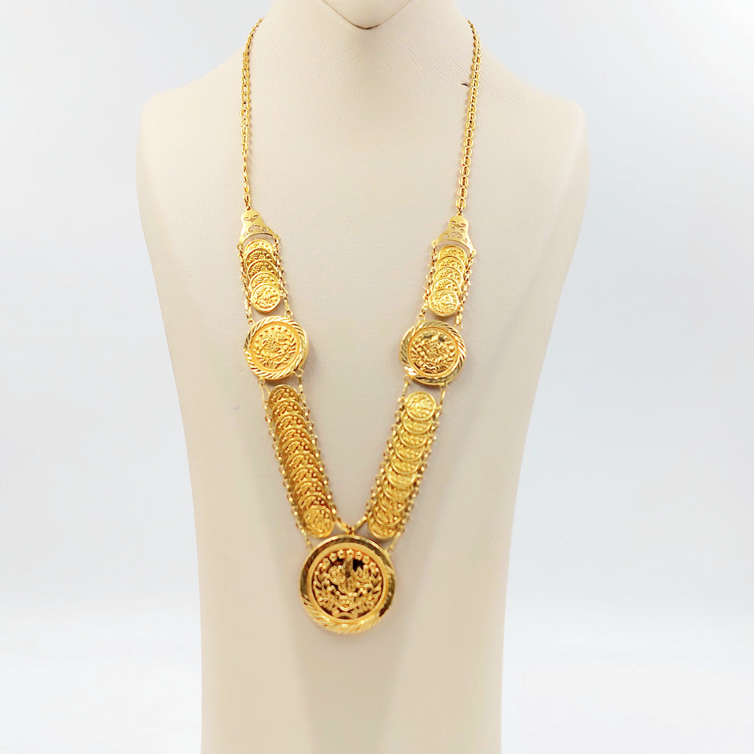 21K عقد رشادي-مجوهرات الشيخ سعيد-Saeed Jewelry 