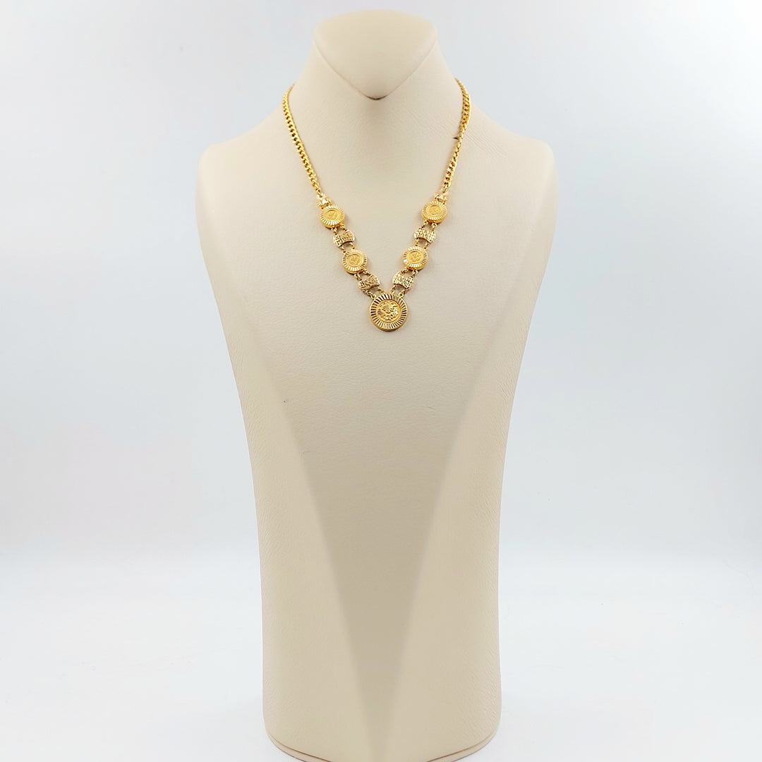 21K عقد رشادي-مجوهرات الشيخ سعيد-Saeed Jewelry 