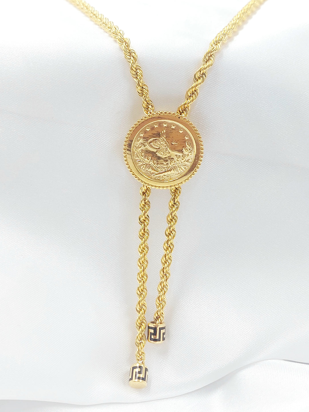 21K عقد مسبحة رشادي-مجوهرات الشيخ سعيد-Saeed Jewelry 