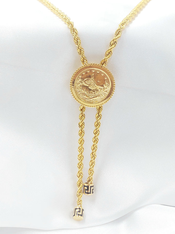 21K عقد مسبحة رشادي-مجوهرات الشيخ سعيد-Saeed Jewelry 