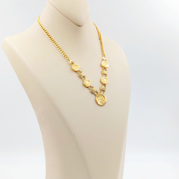 21K عقد رشادي-مجوهرات الشيخ سعيد-Saeed Jewelry 