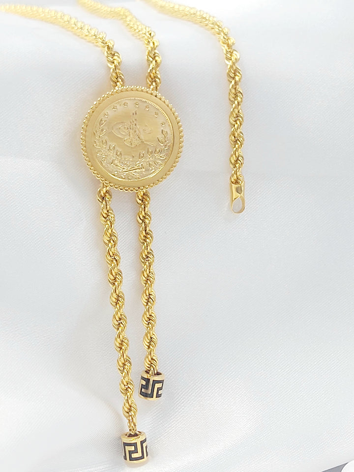 21K عقد مسبحة رشادي-مجوهرات الشيخ سعيد-Saeed Jewelry 