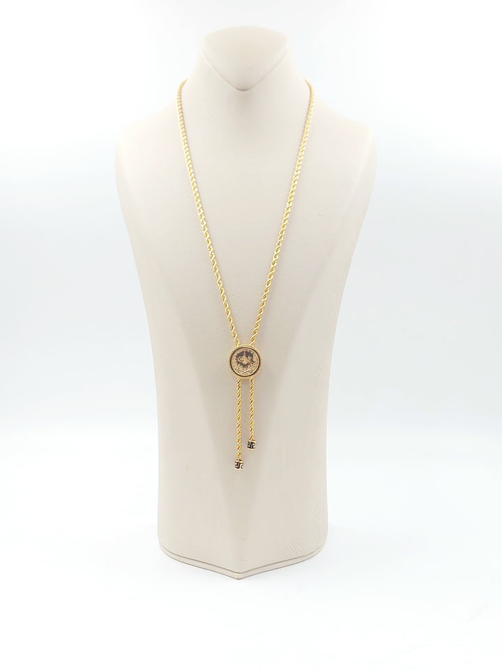 21K عقد مسبحة رشادي-مجوهرات الشيخ سعيد-Saeed Jewelry 