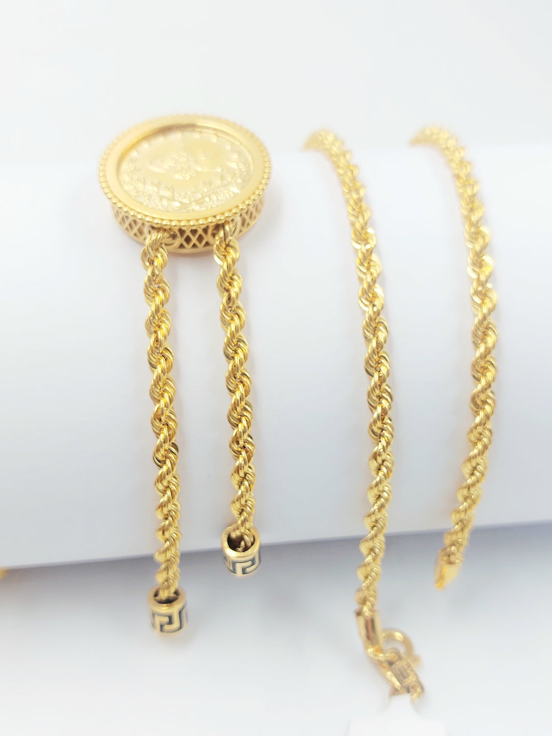 21K عقد مسبحة رشادي-مجوهرات الشيخ سعيد-Saeed Jewelry 